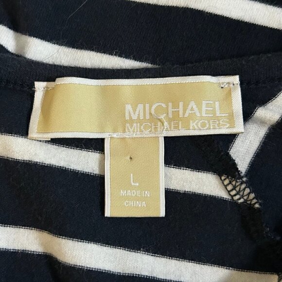 Michael Kohrs Women's Striped Short-Sleeved T-Shirt, Large - Picture 5 of 6